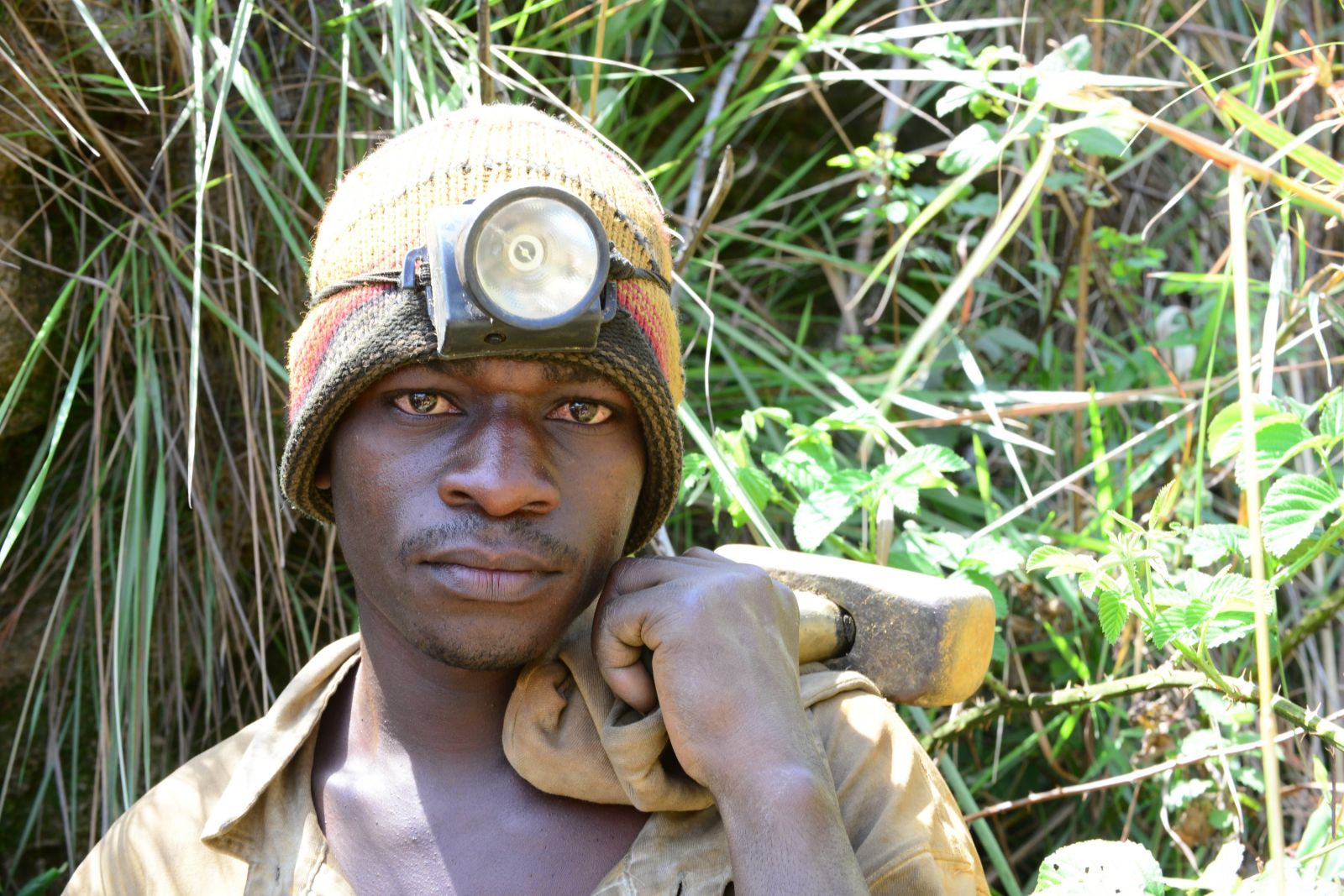 Minenarbeiter im Kongo