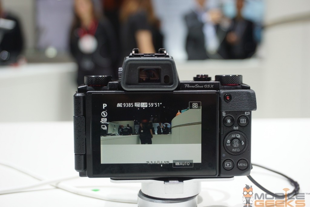 Canon PowerShot G5 X touschreen