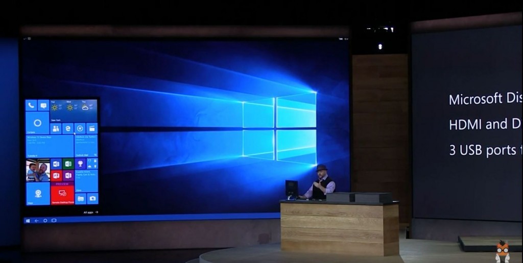 Microsoft Display Dock Präsentation Screenshot 02