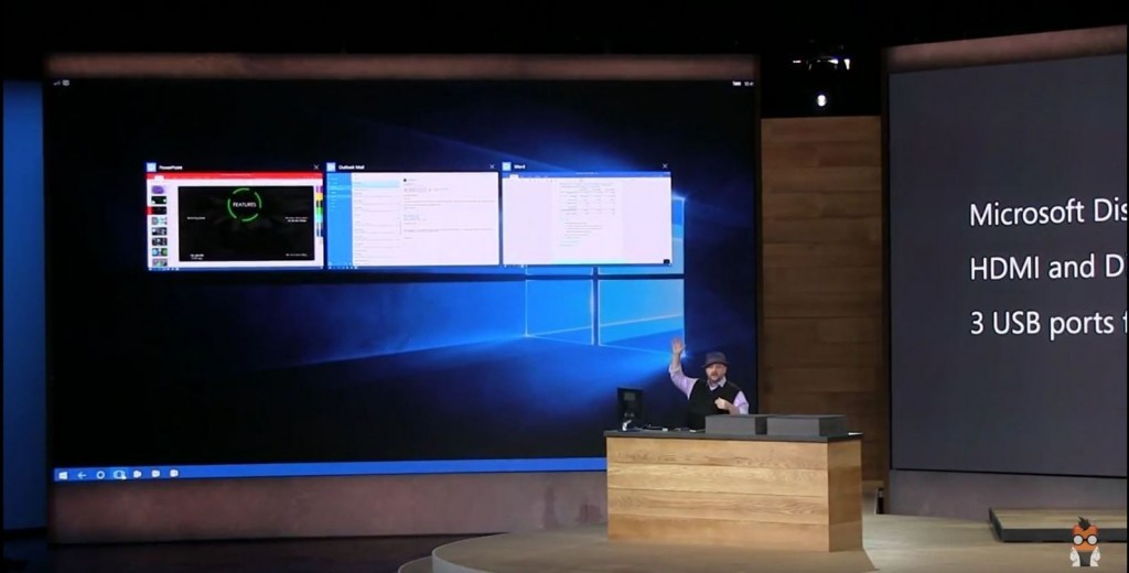Microsoft Display Dock Präsentation - Tast-Switcher - Screenshot