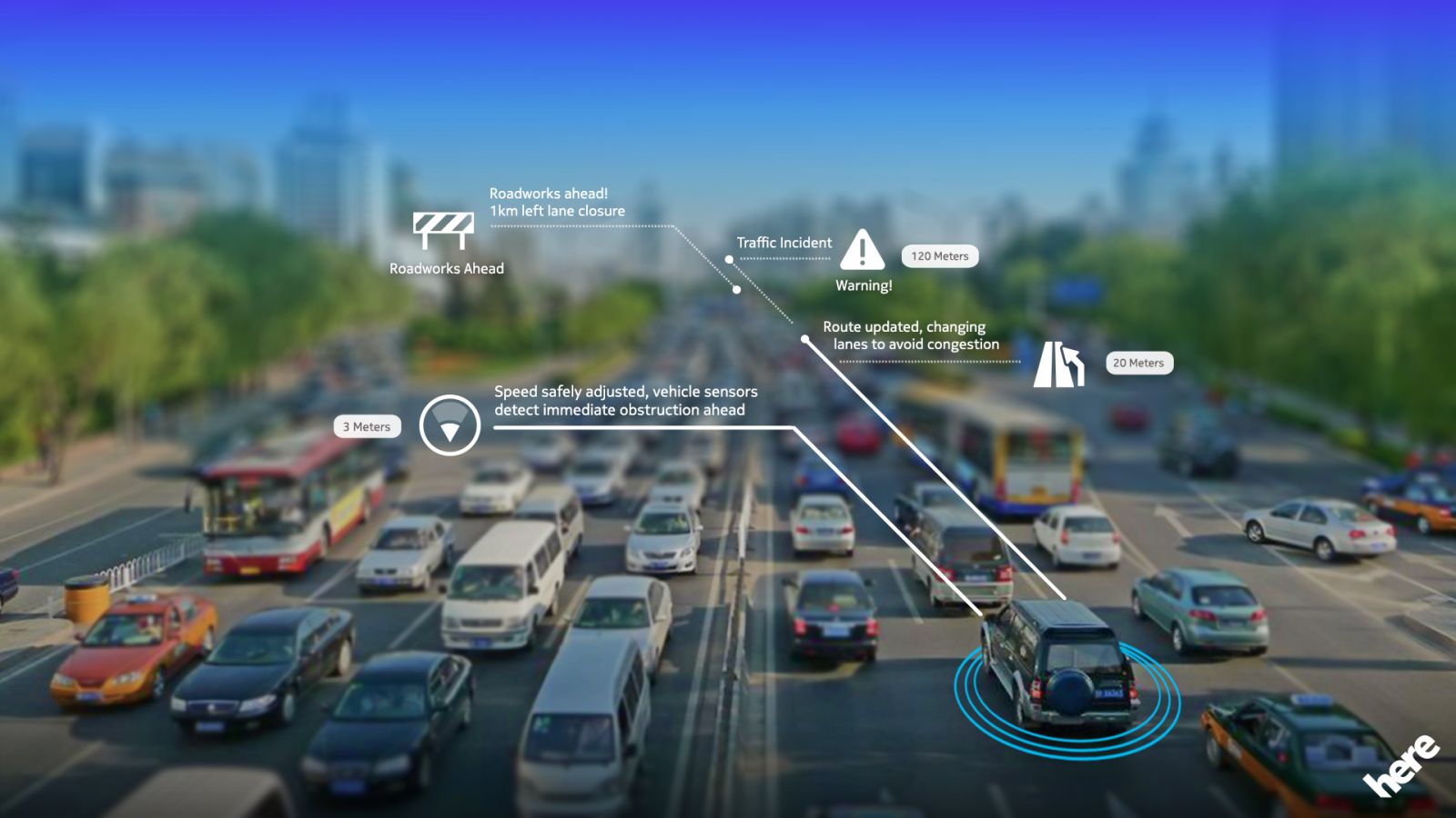 HERE Intelligent Driving - Daten machen das Fahren sicherer