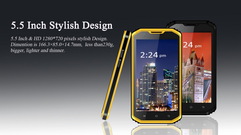 NO.1 x2i rugged Smartphone 5.5 Zoll
