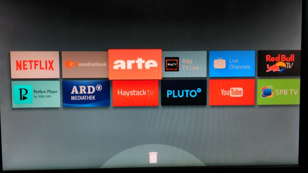 Android TV Homescreen 2