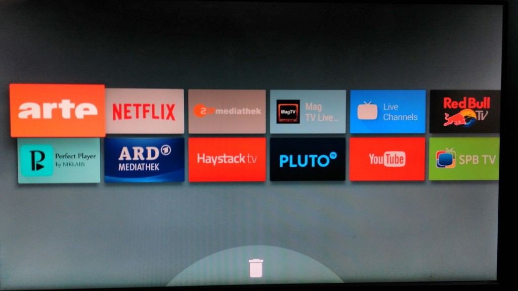 Android TV Homescreen 3