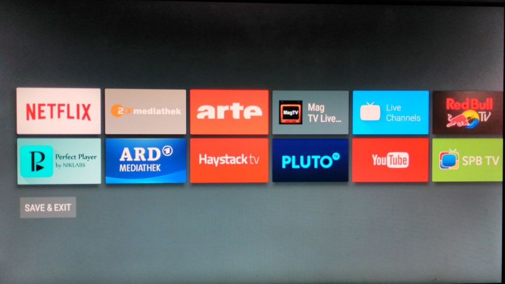 Android TV Homescreen 4