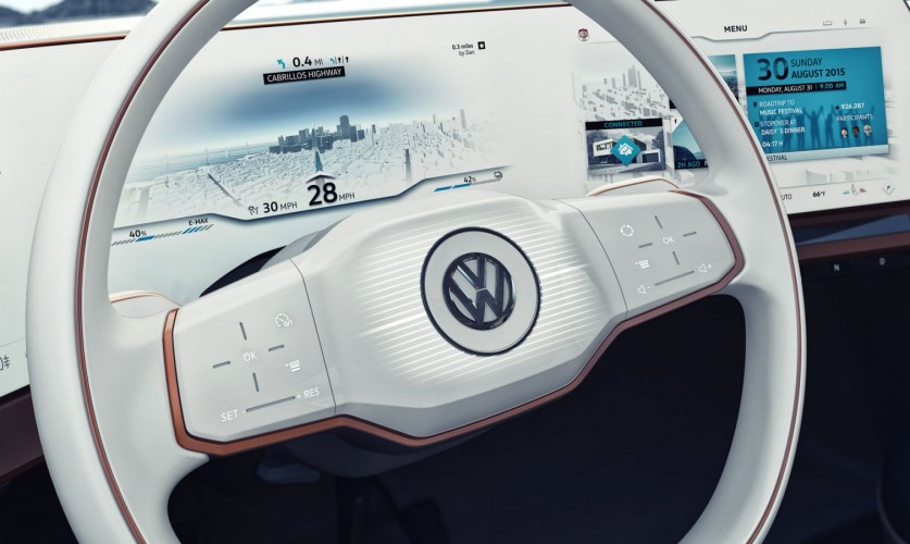Volkswagen BUDD-e Multifunktionslenkrad