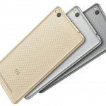Xiaomi Redmi 3 von hinten in Gold, Silber und Grau
