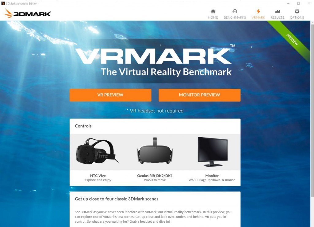 VRMark Screenshot Beta