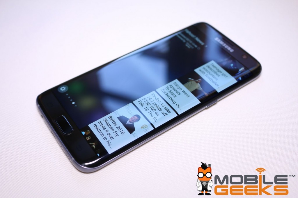 Samsung Galaxy S7 edge einsatz des edge displays