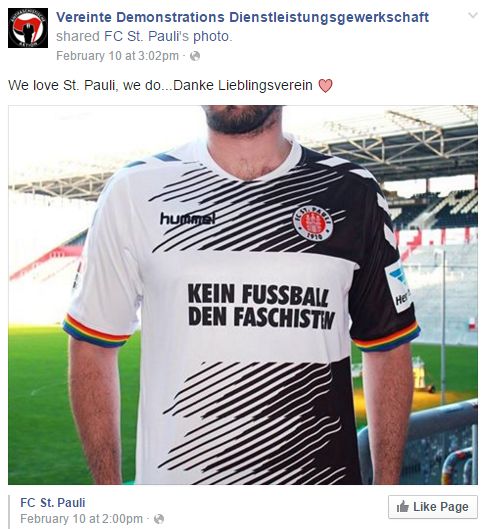 St Pauli - Kein Fussball den Faschisten Trikot