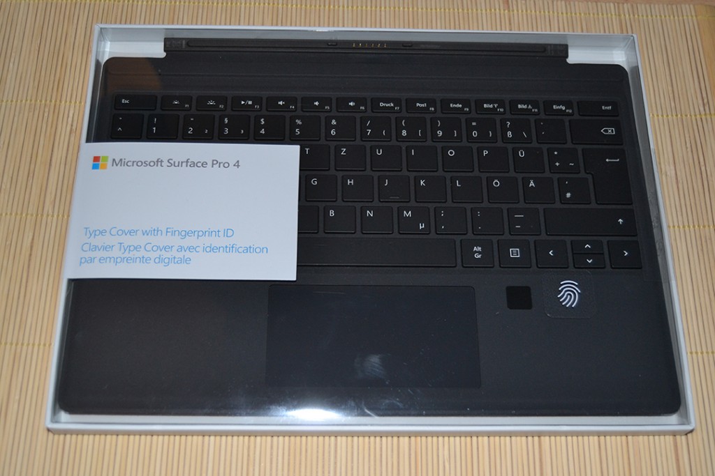 Microsoft Surface TypeCover with Fingerprint ID