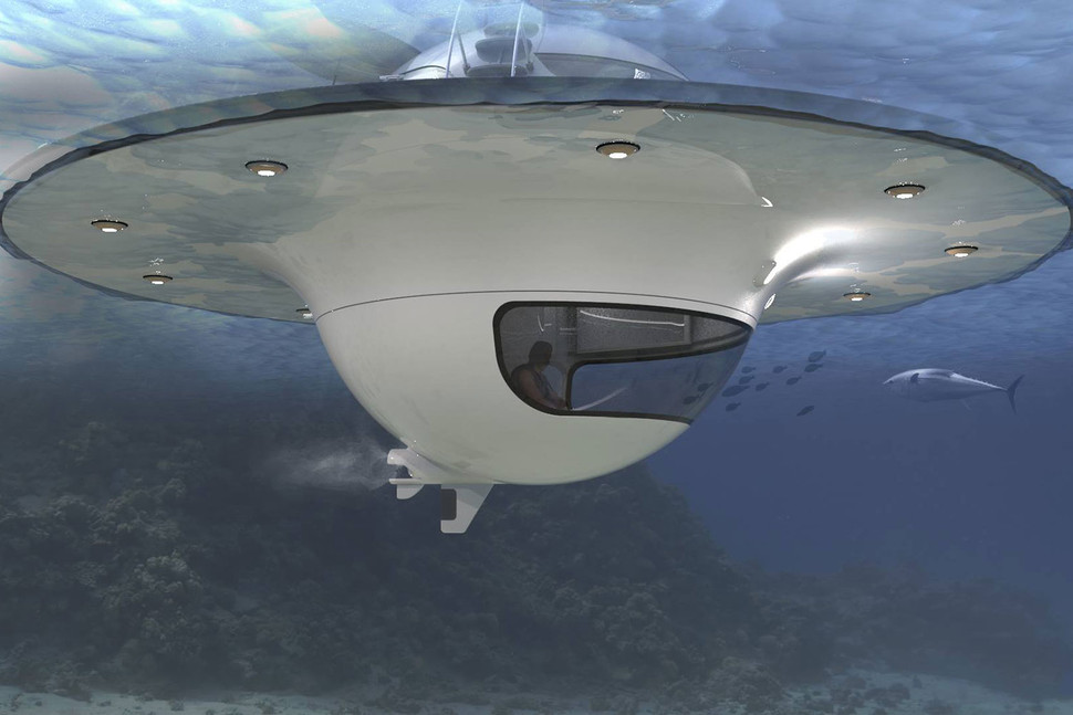 jet capsule ufo unterwasser