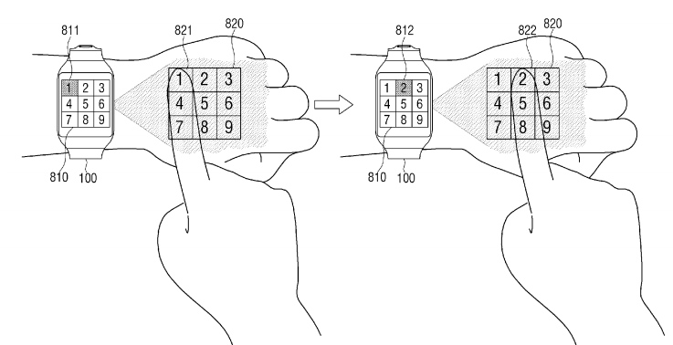 samsung-smartwatch-projector-patent 3