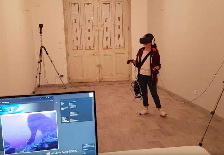Entwickler präsentieren drahtlose VR-Brille HTC Vive