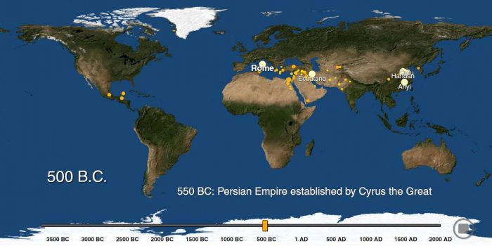 6000 Jahre Urbanisierung in 3 Minuten