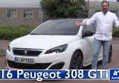 2016 Peugeot 308 GTi 1,6l 270 THP – Video – Fahrbericht, Test, erste Probefahrt