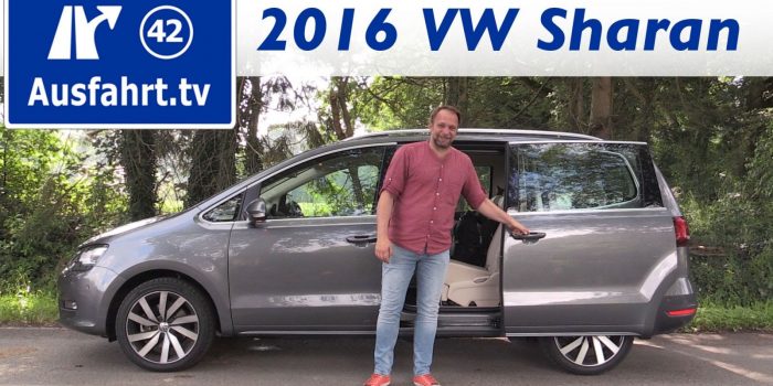 2016 Volkswagen Sharan 2.0 TDI 184 PS  – Video – Fahrbericht, Test, erste Probefahrt
