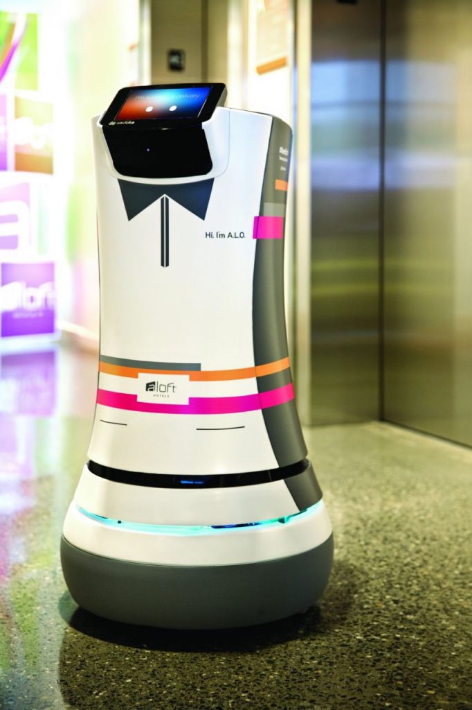 botlr - Roboter im Aloft Cupertino Hotel