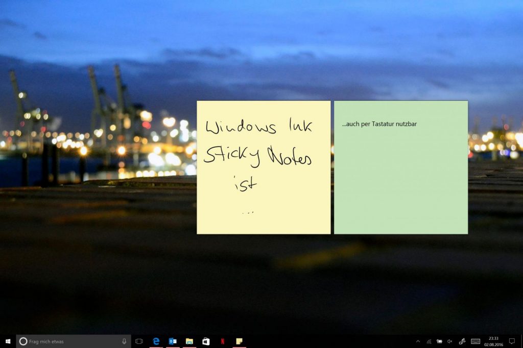 Anniversary Update - Windows Ink - Skizzenblock