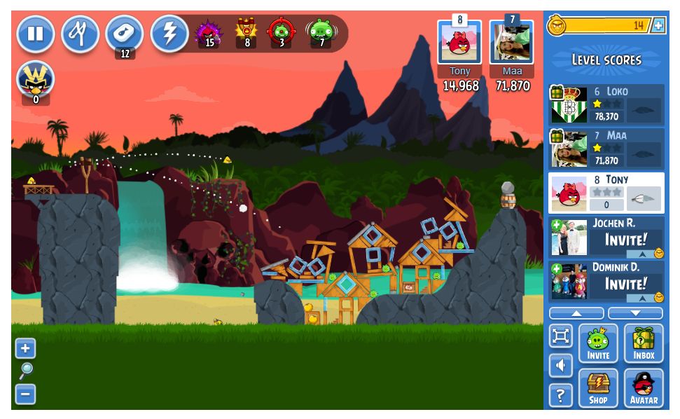 Angry Birds Screenshot