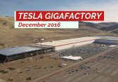 Mit der Drohne über die Tesla Gigafactory – Stand: Dezember 2016