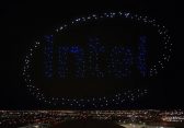 300 Intel „Shooting Star“ Drohnen-Show während des Super Bowl