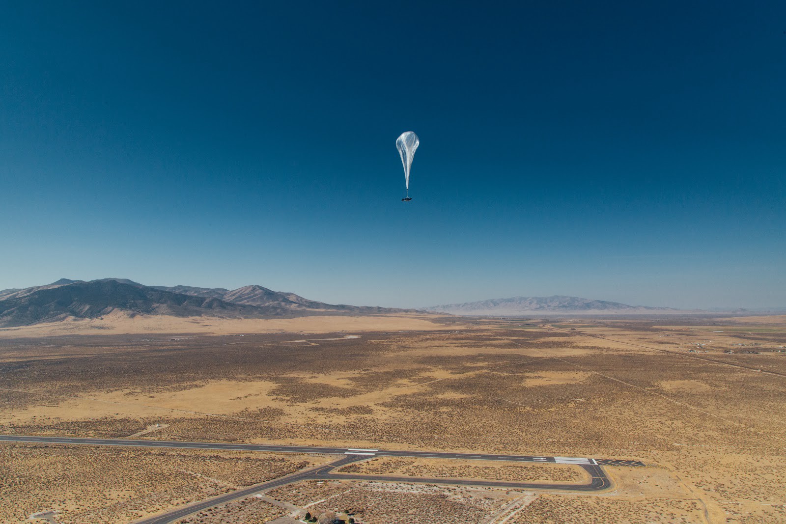 Project Loon Ballon über Nevada