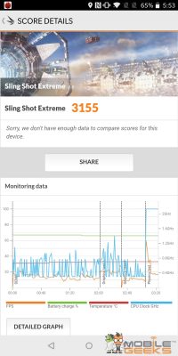 OnePlus 5T Benchmark 3DMark Slingshot Extreme