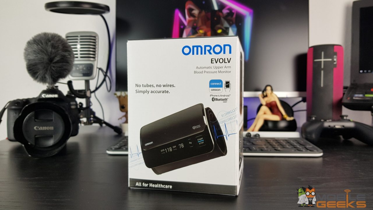 Omron EVOLV Verpackung