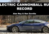 Tesla Model 3 mit neuem Cannonball Rekord: 50 Stunden, 16 Minuten