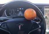 Oh, eine “autonom” autofahrende Apfelsine