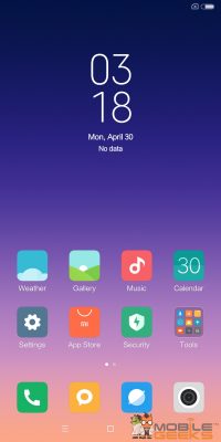 Xiaomi Mi Mix 2S Software MIUI 9.5