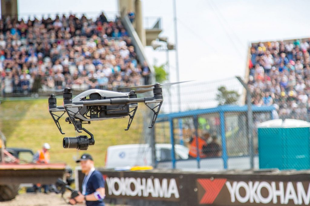 Inspire 2 Drohne beim 24h Rennen