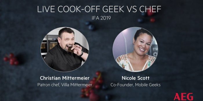 IFA 2019: So lief das Koch-Duell „Geek vs Koch“ am AEG/Electrolux-Stand