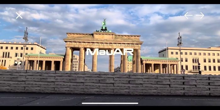 Berliner Mauer als AR-Erfahrung