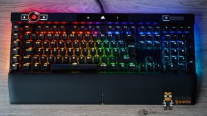 Corsair K100 RGB Gaming Tastatur Test Review Mobilegeeks